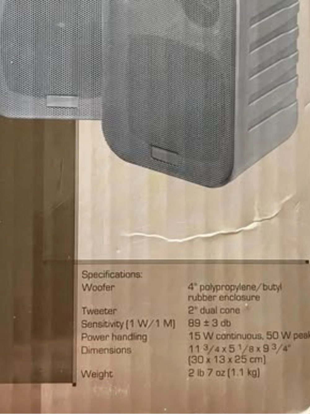 Indoor/outdoor Portable Powered Speaker Pair